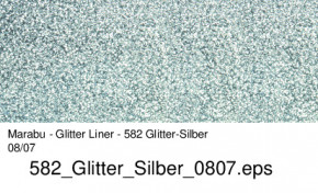 Marabu Candle-Liner 25ml-silber glitter