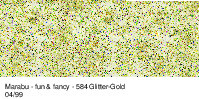 Marabu fun & fancy, 80ml, glitter-gold