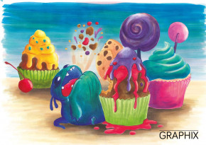 Marabu Sketch Marker Graphix 6er-Sortierung HEAT