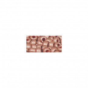 Metallic-Rocailles, matt 2,6mm, Dose 17g-zartrosa
