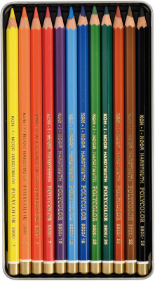 Polycolor Künstlerfarbstifte Set 3800 12 Stück
