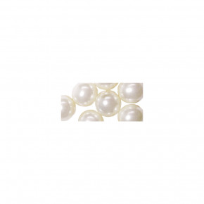 Renaissance Glaswachsperlen, 6mm Dose 45Stück-weiß
