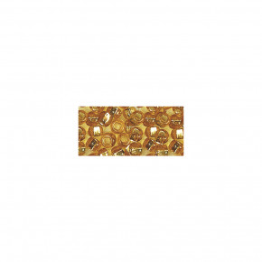 Rocailles, 2,6mm, mit Silbereinzug, Dose 16g-gold