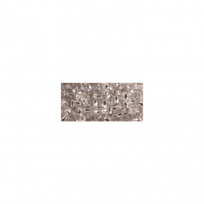Rocailles, 2,6mm, mit Silbereinzug, Dose 16g-silber