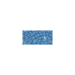 Rocailles, 2,6mm, opak, Dose 17g-hellblau