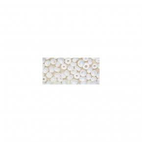 Rocailles, 2,6mm, opak, Dose 17g-weiß