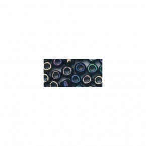 Rocailles, 2,6mm, opak gelüstert Dose 17g-schwarz
