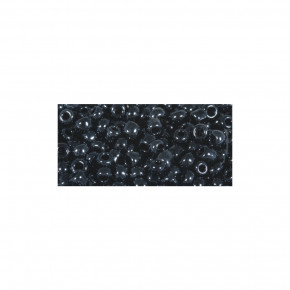 Rocailles, 2 mm, mit Silbereinzug, Dose 17g-blutstein