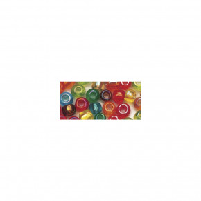 Rocailles, 2 mm, transp. gelüstert, Dose 17g-bunt