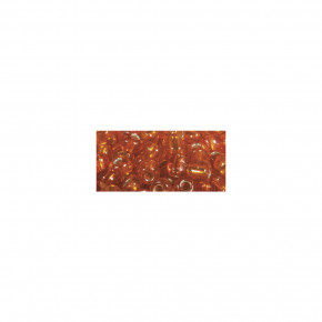 Rocailles, 4 mm, mit Silbereinzug Dose 17 g-orange