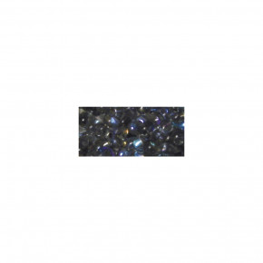Rocailles m.Silbereinzug+Rainbow, 4 mm, Dose 17g-silbergrau