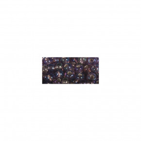 Rocailles m.Silbereinzug+Rainbow, 4 mm, Dose 17g-violett hell