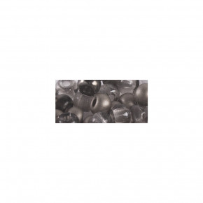 Rocailles-Mix mit Großloch, 5,5mm, Loch ø2mm, Dose 80Stück-taupe