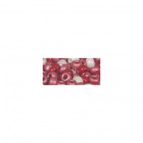 Rocailles, perlmutt, 2,6mm, Mix-rot, 17g