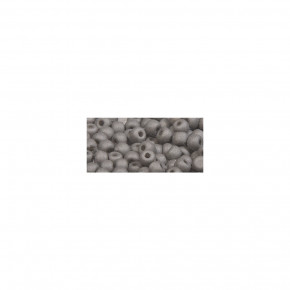 Silk-Bead Glas Rocailles, 4mm, Dose 120Stück-anthrazit