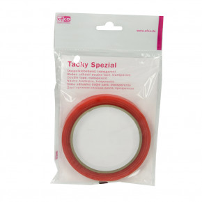 Tacky Spezial, Doppelklebeband, transparent 12mm, 10m