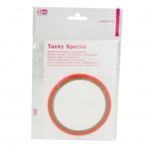 Tacky Spezial, Doppelklebeband, transparent 3mm, 10m