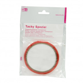Tacky Spezial, Doppelklebeband, transparent 6mm, 10m